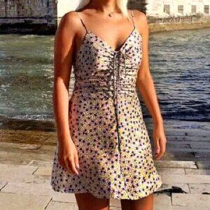 *NEW* Zara Satin Floral Dress